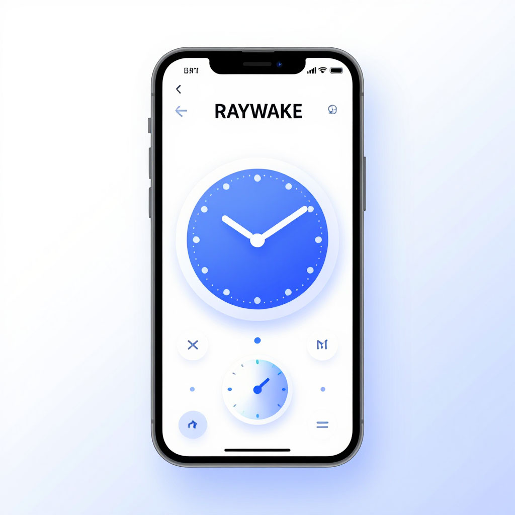 Приложение RAYWAKE на смартфоне
